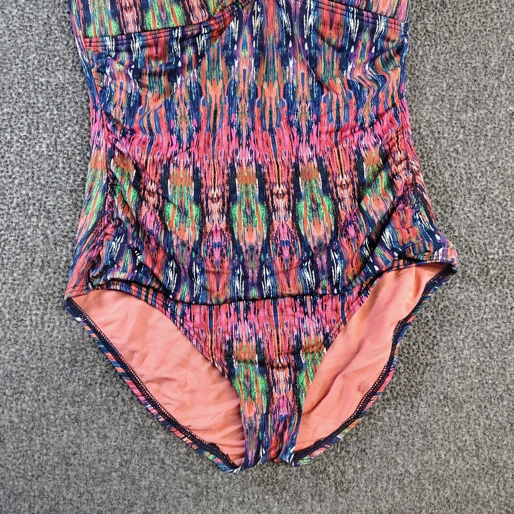 Tommy Bahama Palm Modern One Piece Swimsuit sz 14
